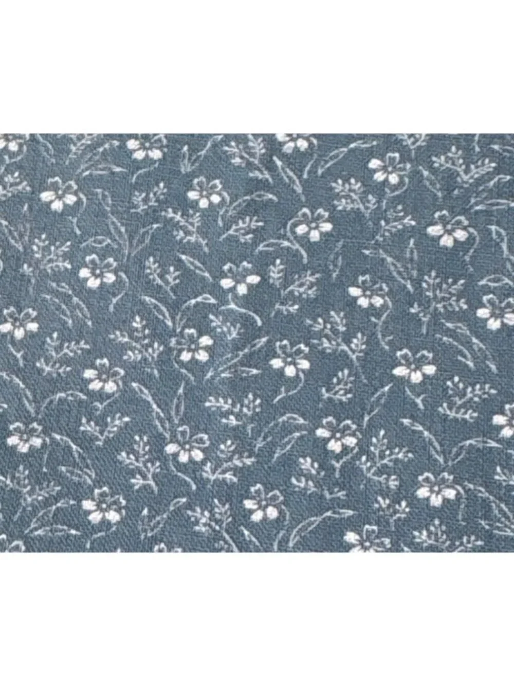 Floral Blue Cotton Fat Quarter Fabric 18